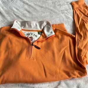Orvis cotton quarter zip